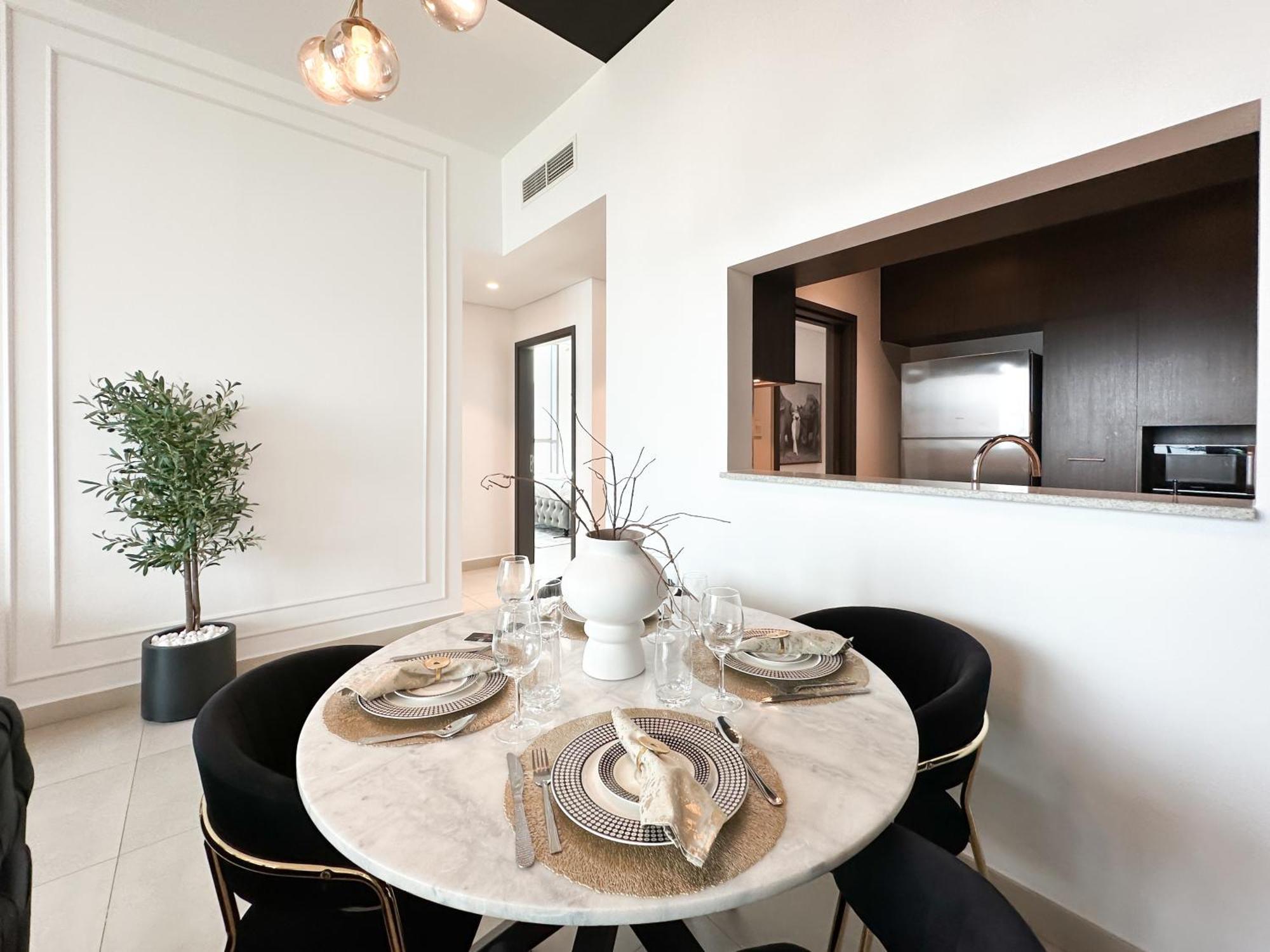 Stylish 2 Bedroom Dior-Inspired Apartment Connected To Dubai Mall Extérieur photo